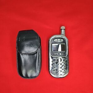 Old Cell Phone Flask Liquor VTG Mobil w/ Case 4 oz Alcohol Bottle Gift Whiskey